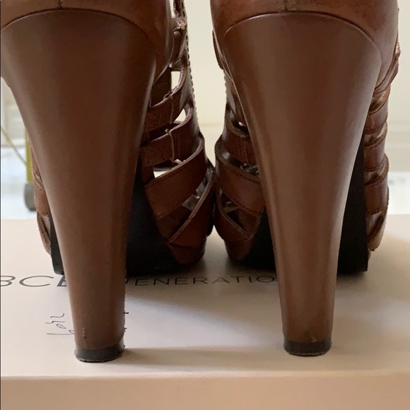 Bcbgeneration brown heeled sandals - Picture 4 of 7